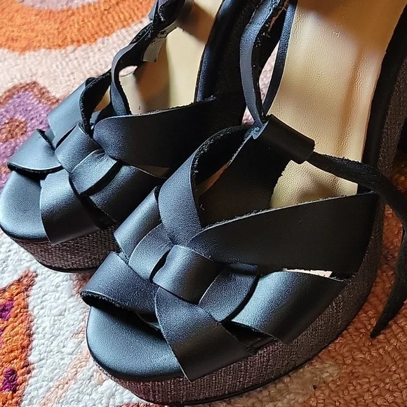 NWOT Anthropologie T-strap Platforms - Picture 11 of 12